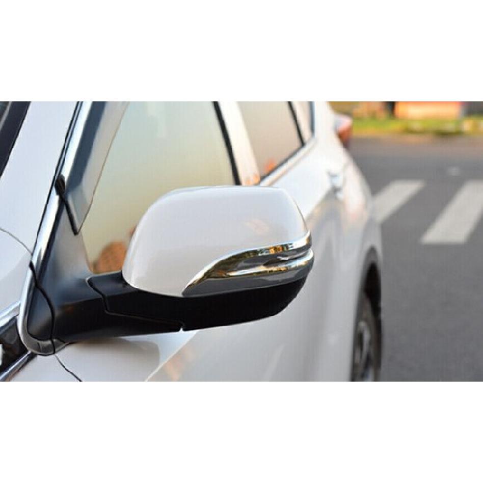 For Honda CRV CR-V 2017- ABS Chrome Rear View Mirror Strip Molding Trim 2Pc