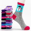 Women's Autumn & Winter Cartoon Long Socks - Warm, Middle Tube for Students & Adults