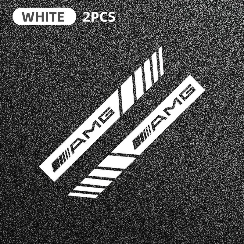 2Pcs Car Rearview Mirror Vinyl Stickers For Mercedes Benz Amg W204 W213 W205 W211 W212 W176 W205 W203 Auto Exterior Accessories