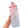 MYEEDA 2-Liter Water Bottle, Made of Food-Contact-Safe Resin, with Markings, BPA-Free, for Direct Drinking, Stylish, Motivational Water Bottle, Large