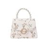 Women's 2024 Lace Embroidery Pearl Crossbody Bag, Chinese-Style Handheld Chain Shoulder Bag