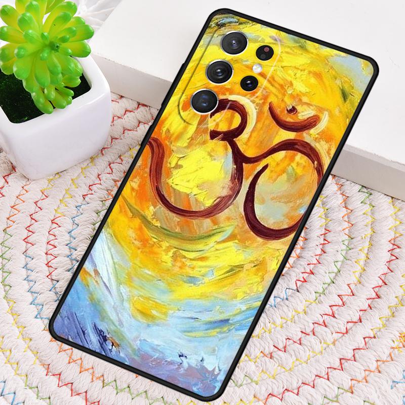 Символ Аум Ом Намасте Дзен мягкий чехол для телефона для Samsung Galaxy note 10 pro S26 Ultra S23 S24 FE S25 S21 S22 PLUS ударопрочный чехол