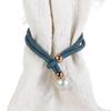 Adjustable Pearl Curtain Tieback High Quality Curtains Tie Rope Pearl Curtain Buckle  Decoration