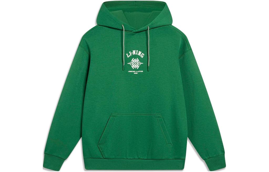 Li Ning Sports Life Collection Sweatshirt Men's Cool Pine Green AWDT377-4