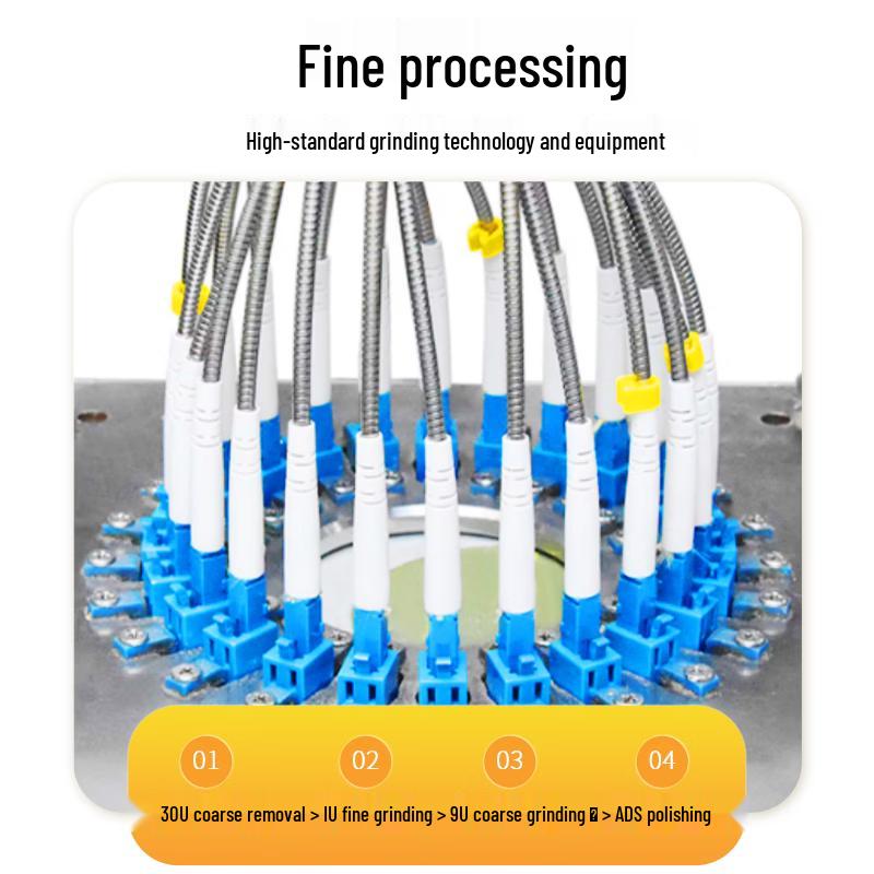 Outdoor Armored Single-Mode LC-SC Fiber Optic Patch Cable