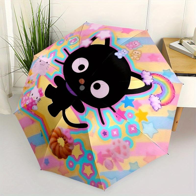 Kawaii,Cute Automatic opening and closing folding umbrella with 8 rib frame and compact travel design,perfect for all occasions | Stylish