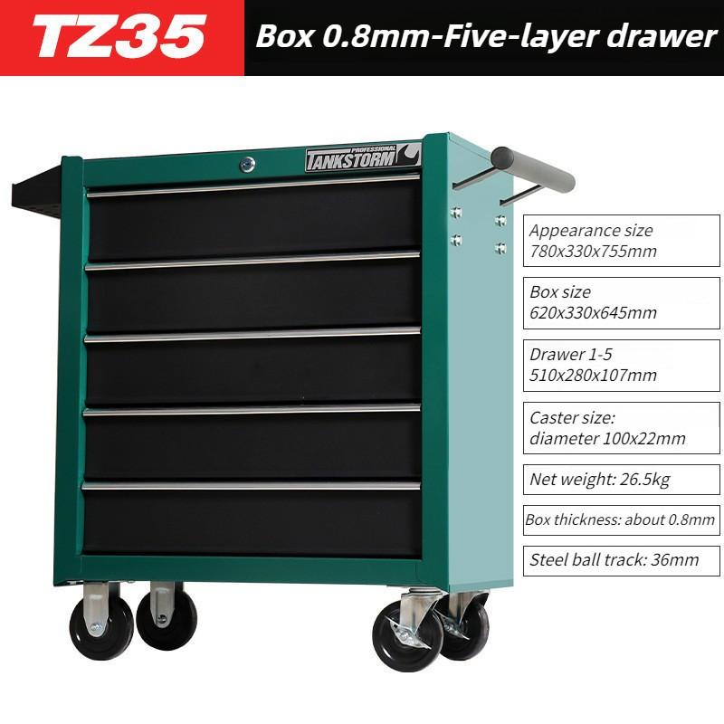 Cart Storage Toolbox Tank Drawer Multi Layer Drawer Heavy Duty Tool Cabinet Car Multi Functional Tool Box Cart Trolley Tool