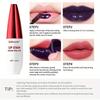 10g - Long Lasting Moisturizing Peel Off Liquid Lipstick, Waterproof, Non-stick Cup, Glossy, Nourishing for All Skin Types, Berry/pink/red Tones