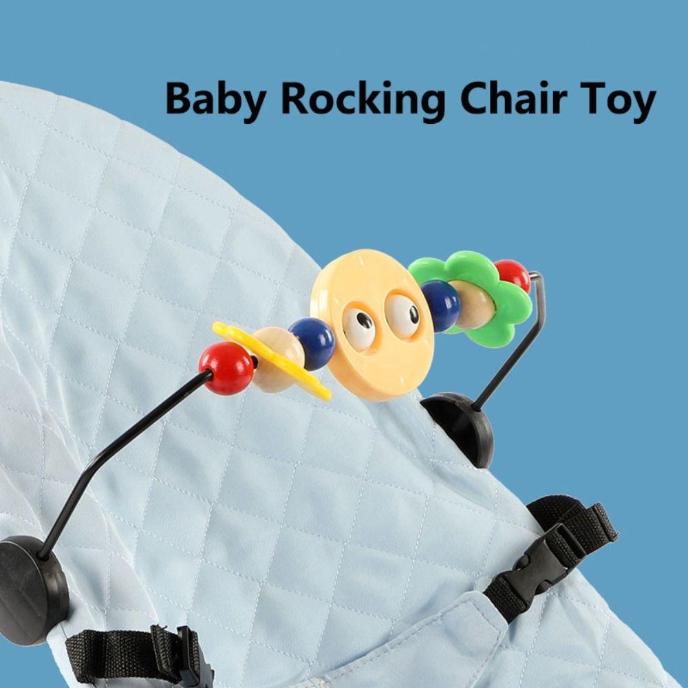 Brightly Colored Babysitter Cradle Hanging Rattle Baby Rocking Toy Shelf For Babies Car Seat Toys