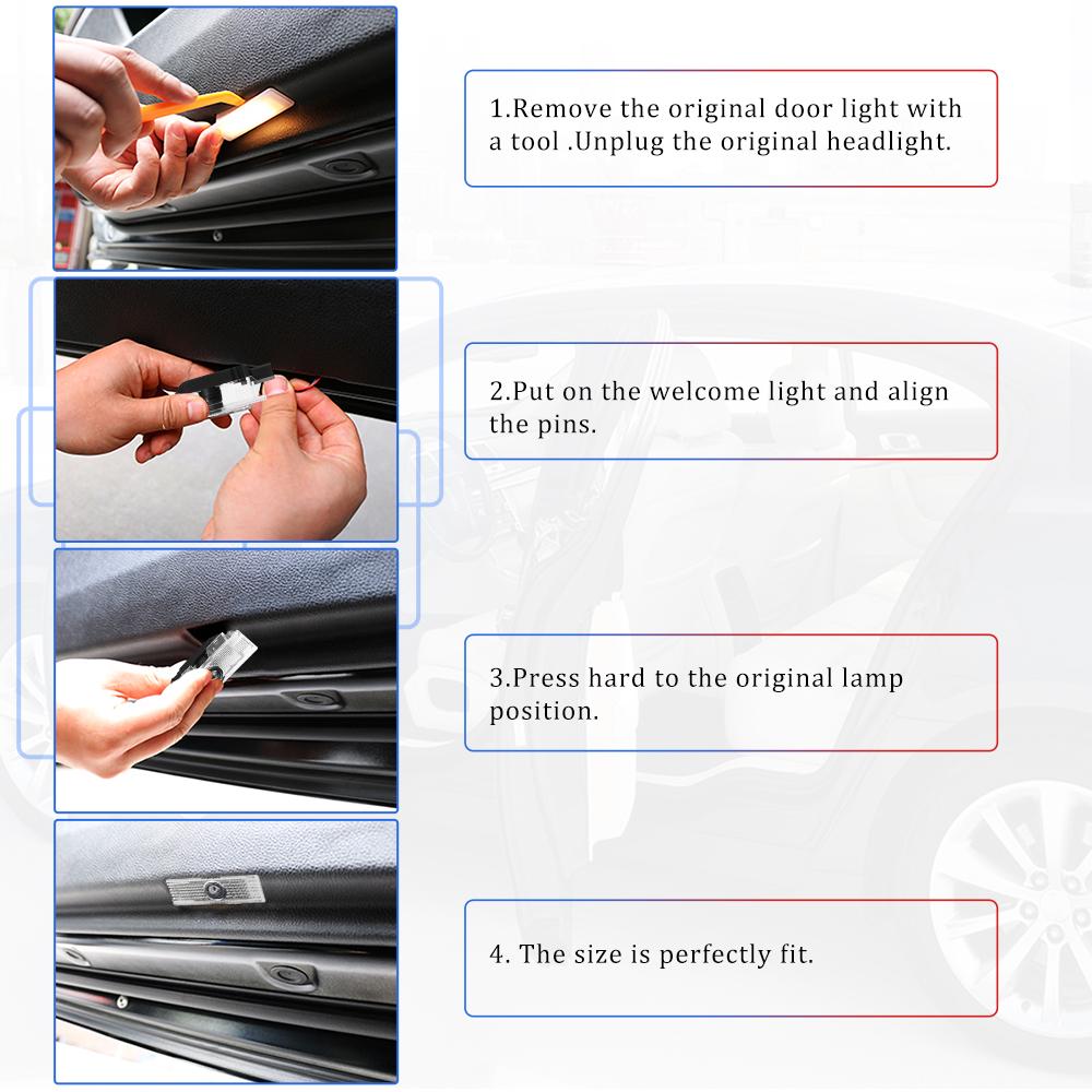 Красный Подсветка тени двери для Dodge 2 шт. Подсветка салона Dodge Приветственная подсветка двери автомобиля Для Dodge Challenger 2008-2019 SRT Автостайлинг