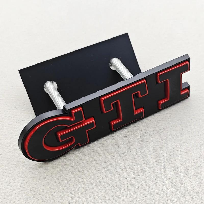 Golf 3 4 MK3 MK4 2026 Hot For VW VOLKSWAGEN 3D Metal Logo GTI Car Front Grille Badge Emblem For Volkswagen Polo Typ 9N3 6R AW Go