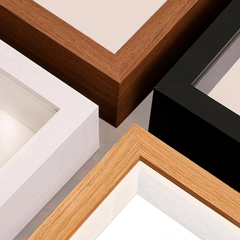 1 шт. полая 3 см ручная работа DIY сухоцвет хранение современная простая деревянная фоторамка художественный стиль украшение дома