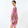 Long Sunscreen Thin Large Scarf Breathable Seaside Vacation Cloak Big Printed Flower Shawl  Beach