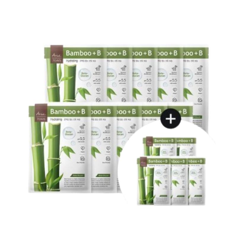 ARIUL Маска для лица Seven Days Bamboo B 10 листов + 5 листов набор