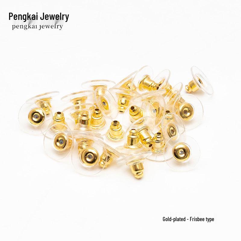 DIY Jewelry Accessories: Hypoallergenic Silicone Earring Backs & Stainless Steel Ear Plugs