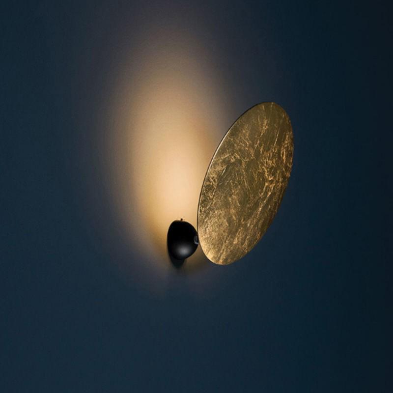 Скандинавский Роскошный Настенный Светильник Луна - Итальянский Дизайнерский Eclipse для Спальни и Лестницы