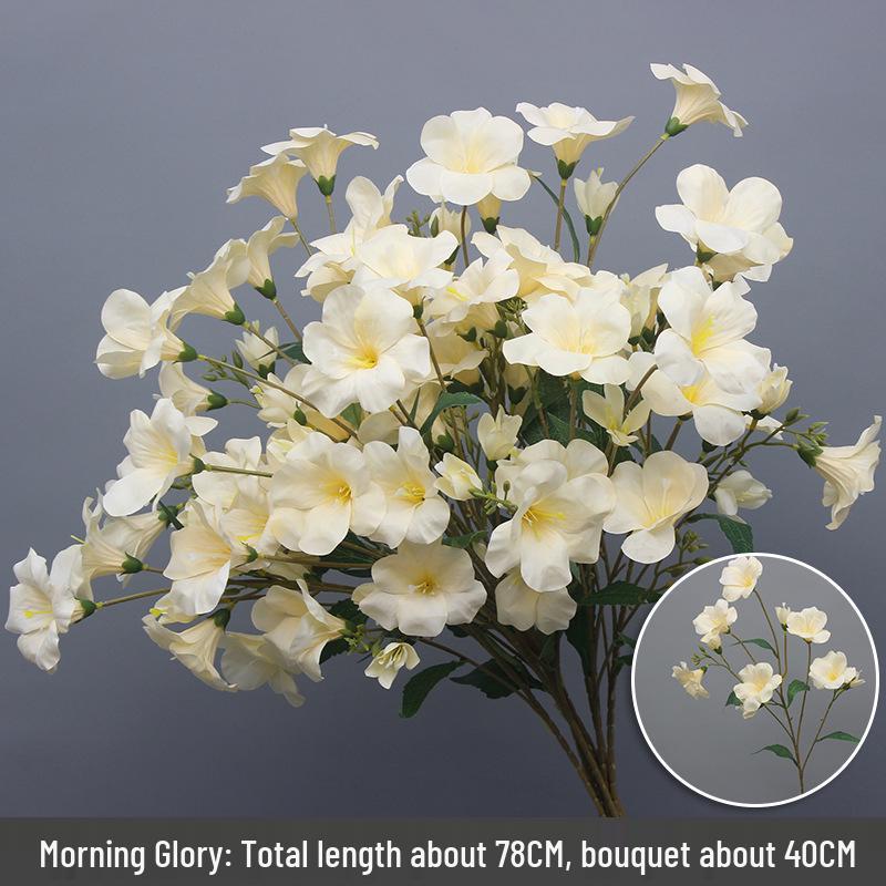 Свадебный декор из шелковых цветов шампанского - Искусственные элементы цветочного оформления потолка и прохода