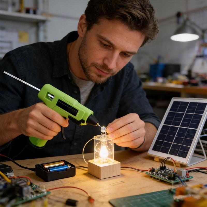 Rechargeable Hot Adhesive Device Thermal Adhesive Tool Features Ergonomic Handle 20Sticks For Artistic Creation Hot Melt Device