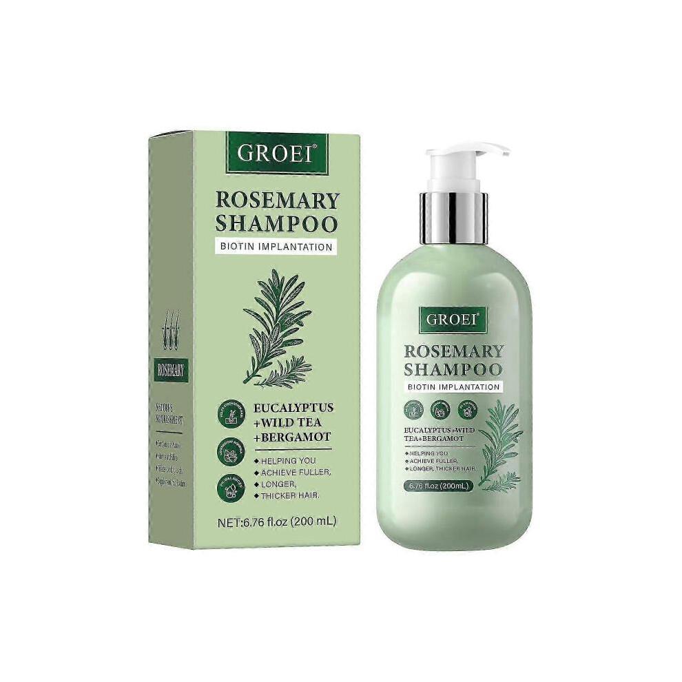 Rosemary Biotin Shampoo for Hair Growth - Sulfate Free, with Tea Tree Oil for Thinning Hair & Hair Loss In Women & Men less