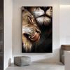 African Wild Lover Lions Canvas Paintings Wall Art Posters Prints Canvas Poster Animals Art Pictures Home Decor Canvas Poster