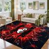 Bournemouth Football Design Crystal Velvet Rug Soft Decorative Mat for Bedroom Entrance
