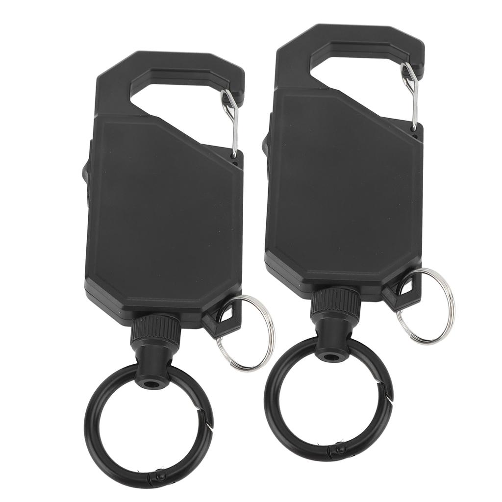 2 шт., наружный, прочный, выдвижной брелок, прочный брелок для ключей от удочки