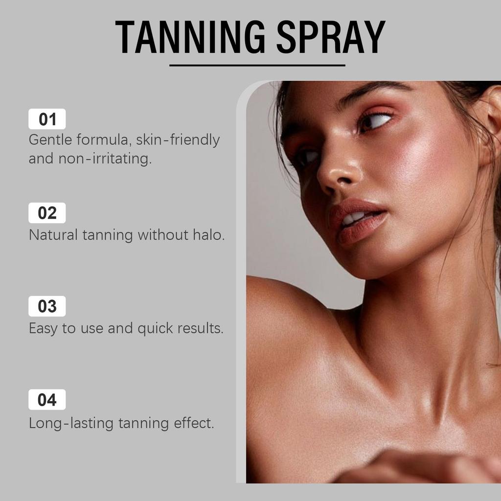 Tanning Spray Black Self Black Waterproof Long-lasting Black Summer Beach Moisturizing 60ml