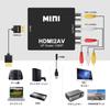 CHARYZA HDMI в RCA Конвертер AV 1080P Преобразует HDMI Вход в Композитный Включает USB Кабель Питания Адаптер, Совместимый, Переключаемый PAL/NTSC, Выход,