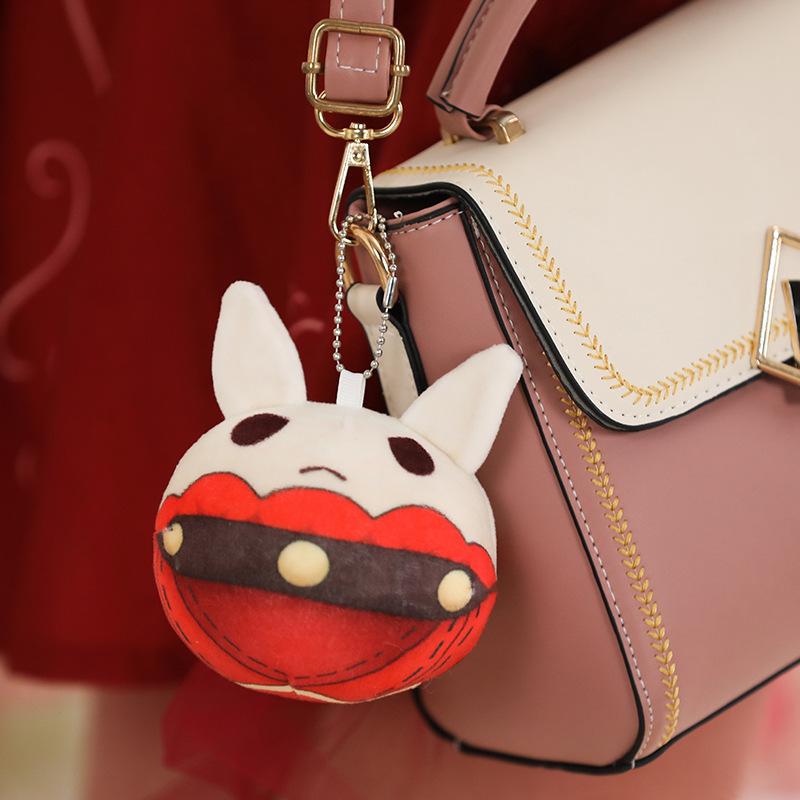 Genshin Impact Cosplay Prop Accessories Bouncing Bomb Cute Plush Dolls Cartoon Toys