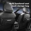 PODV6 For KIA Car Seat Organizer Back Storage Bag Rear Anti-wear Pocket Cerato Soul Venga Forte Spectra Sedona Niro Cadenza