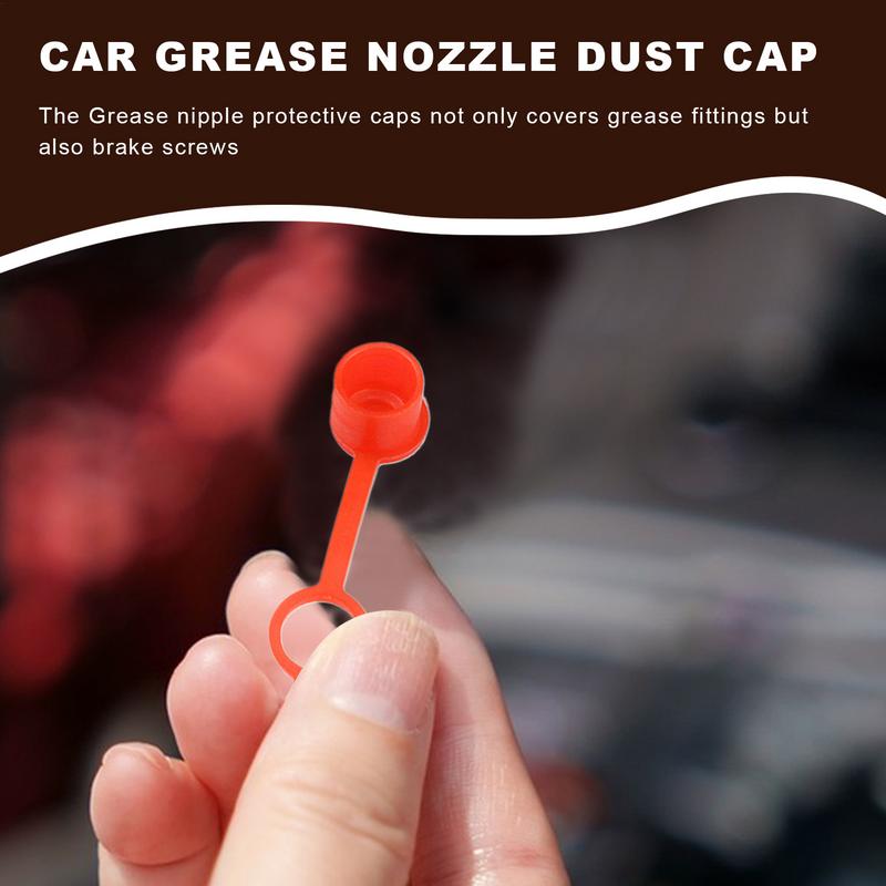 Grease Nipple Protective Cap Automotive Fitting Caps Zerk Covers Zerk Fitting Dust Cover Sturdy Cap Cover Protection for