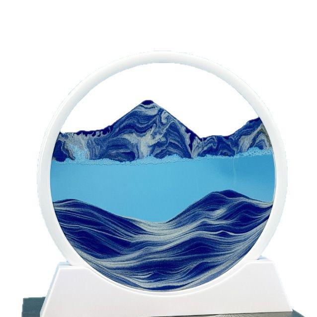 3D Кинетическая картина «Песочные часы»: Креативные песочные часы для декора гостиной