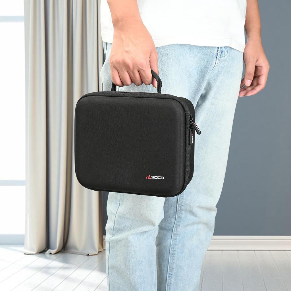 RLSOCO Футляр для хранения динамического микрофона SHURE, совместимый с микрофоном для подкастов SM7dB (черный)