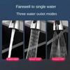Faucet Extender Metal Alloy 360 Rotation Sprayer Kitchen Taps Three Modes Head Water Saver Anti-Splash Tap Booster Shower Faucet