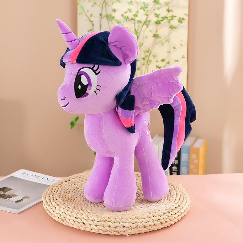 Плюшевая игрушка My Little Pony 28 см, милый единорог, мягкая подушка для объятий, кукла с мультяшным персонажем, идеальный подарок для детей, спальня