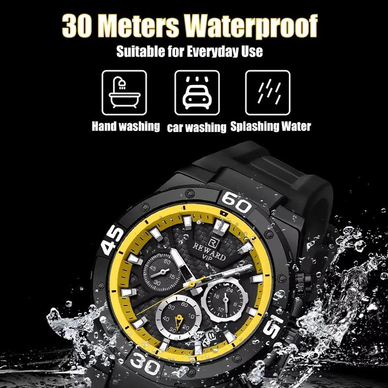 Модные цветные часы с циферблатом для мужчин, роскошные силиконовые часы-хронограф, спортивные водонепроницаемые кварцевые часы для мужчин, Relogio Masculino