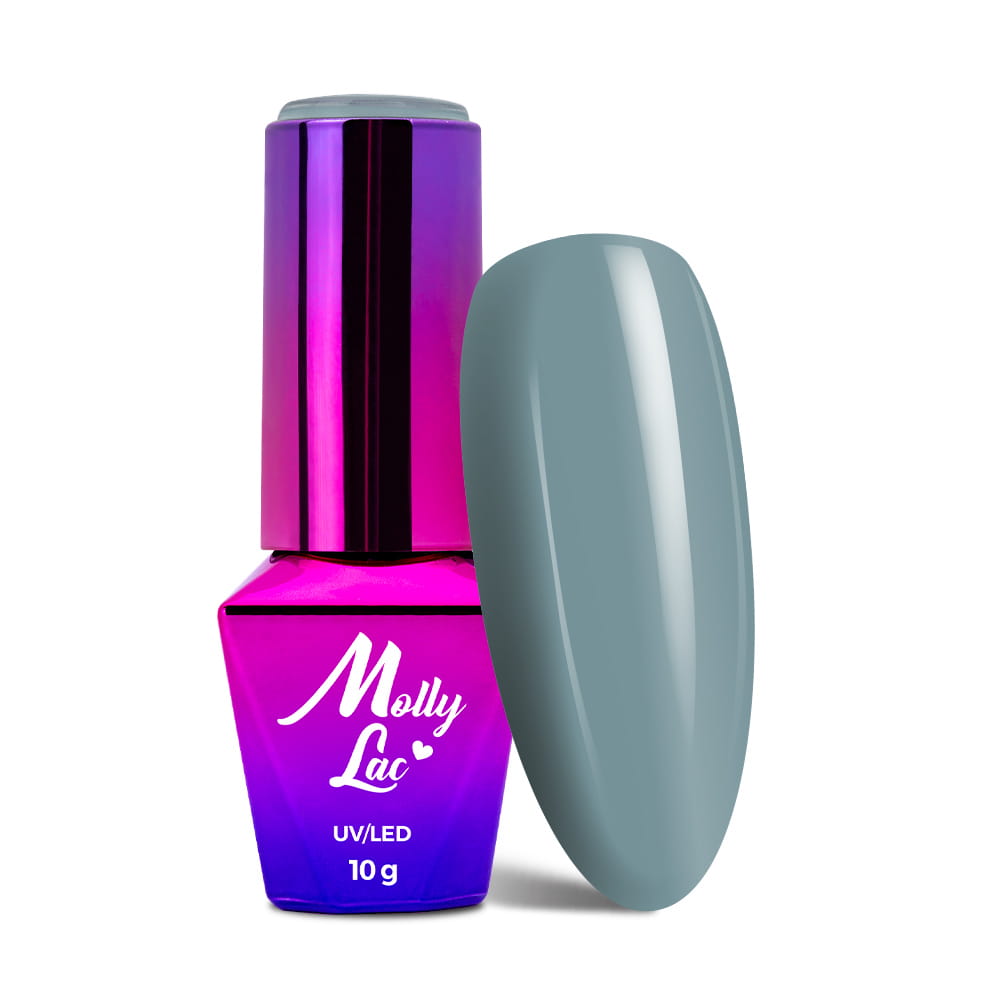 Lakier Hybrydowy Led/Uv Gel Polish Mollylac Pure Nature Nr 102 Glacier 10 G