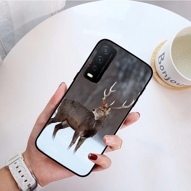 Чехол для телефона Sika deer funda Для vivo Y31 Y30 Y33S Y11S Y12S Y17 Y20 Y20S Y21 Y21S Y1S Y53S Y15 Y19 Y91C V23 5G Чехлы coque