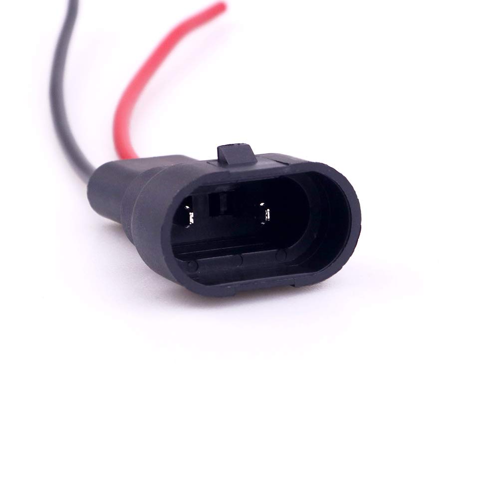 X-STYLE 4PCS 9005 9006 LED Bulb Socket HB3 H10 Male/Female Adapter for Wire Harness Connector Headlight Fog Light Bulb 4pcs