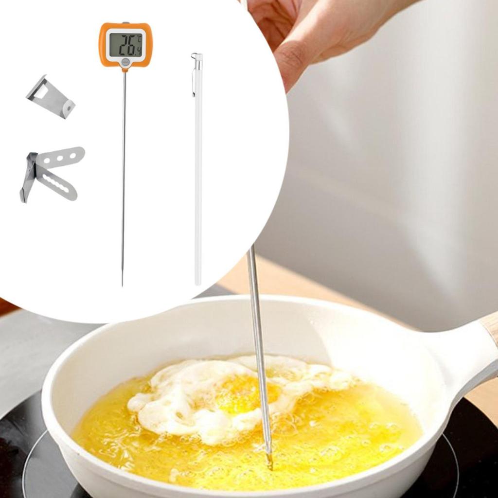 Цифровой термометр для мяса, многофункциональный длинный зонд для приготовления блюд из говядины