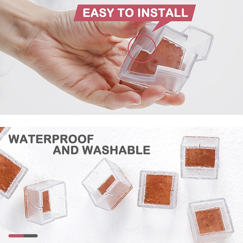 16 шт. силиконовых накладок на ножки столов и стульев, квадратные накладки, носки, противоскользящие накладки для защиты пола мебели