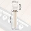 6 Acoustic Guitar Bridge Pins, White, Bone, for Acoustic Guitar