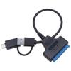 USB 3.0 Adapter Cable For 2.5Inch HDD/Solid Disk, 6Gbps Fast Speed Data Transfer Converter With UASP Support (Black)