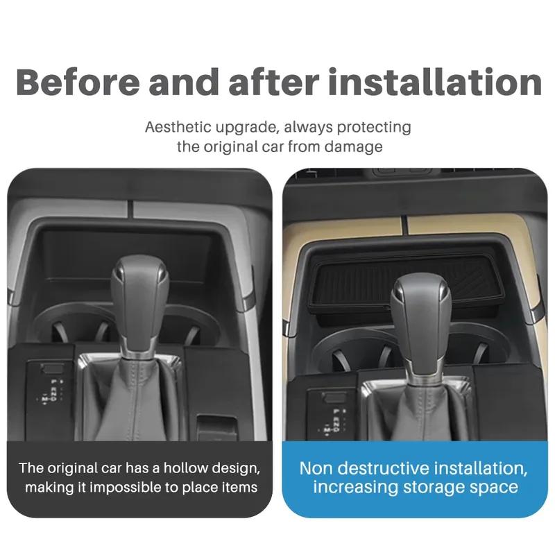 Center Console Cup Holder Sunglasses Storage Box Organizer For Mazda CX-5 CX5 2026 2027 2028 Interior Car Accessories