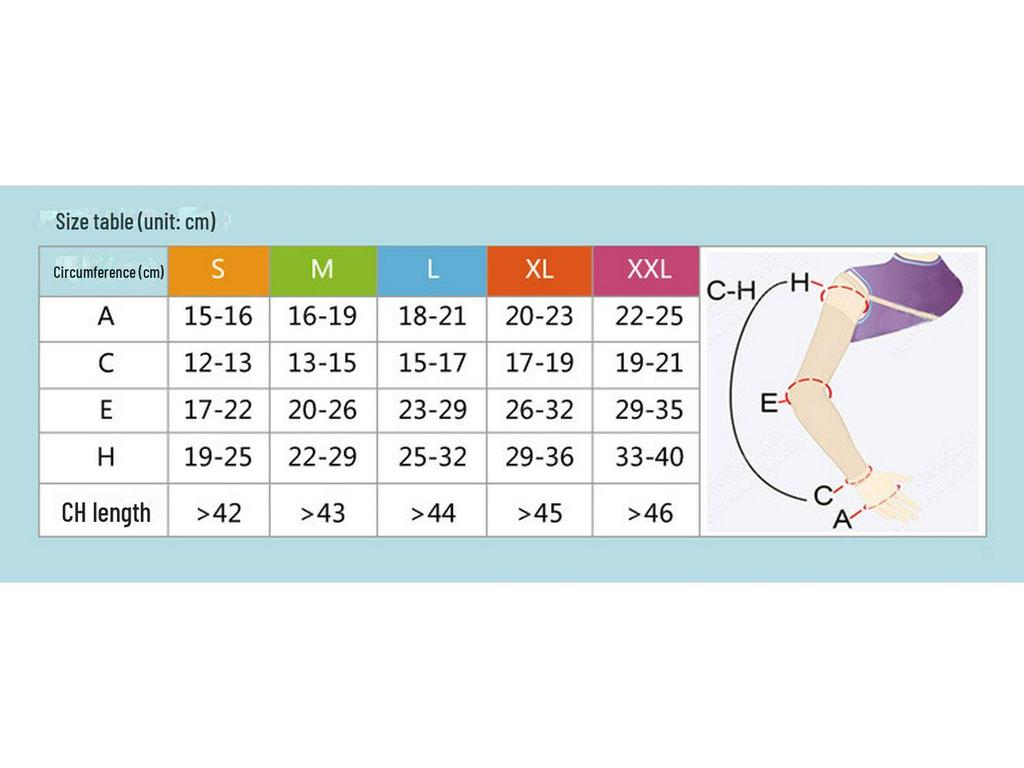 Tubular Pressure Bandage & Elastic Compression Sleeve for Breast, Upper Limb, Lymphatic Support, Sports Elbow, Fitness, & Arm Recovery