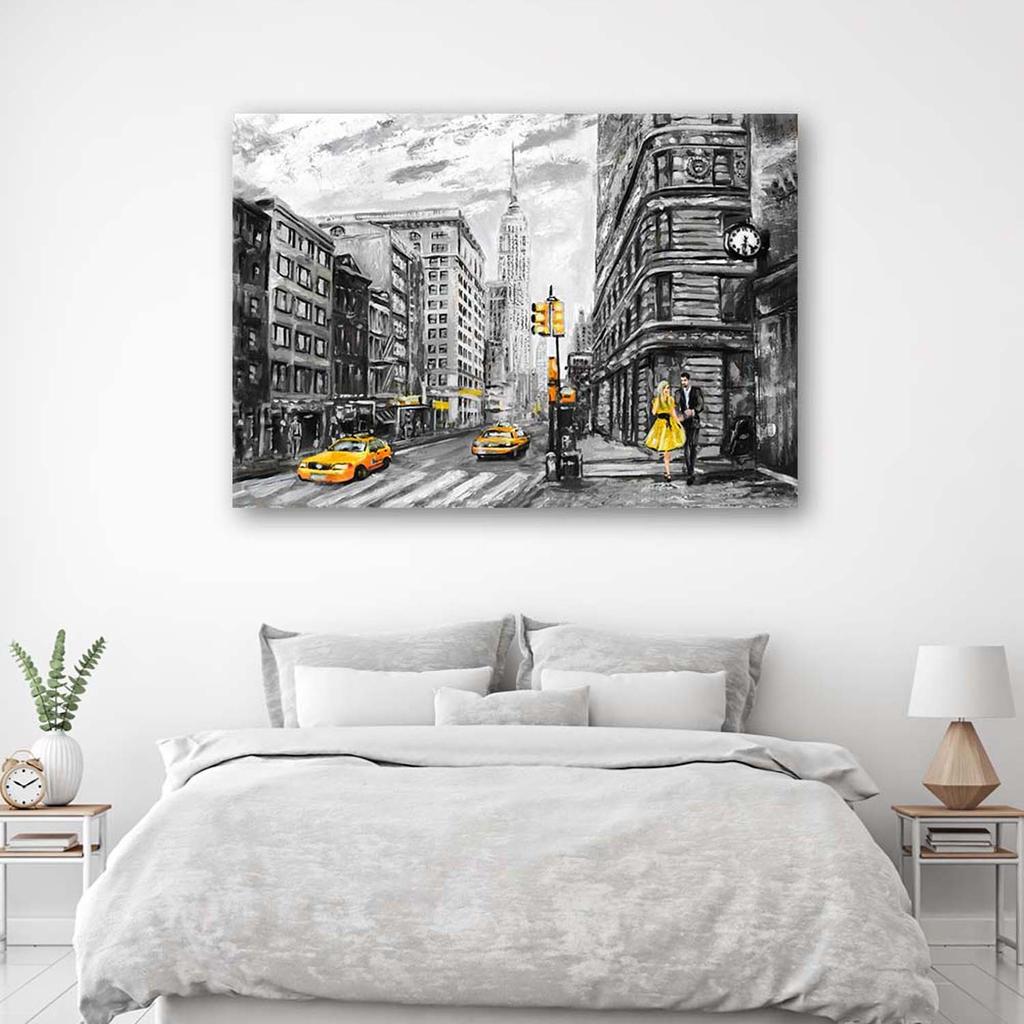 Canvas Print, Street In New York