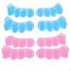 4Pairs Silic Gel Toe Stretcher Separator Spacer Bunions Hammer Toes