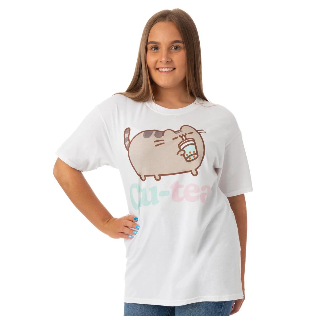 Pusheen Женская/женская футболка Cutea