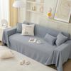 Сплошной цвет синельное диванное полотенце Four Seasons, универсальное одеяло для дивана, диванное полотенце для гостиной, двустороннее нескользящее пылезащитное диванное полотенце