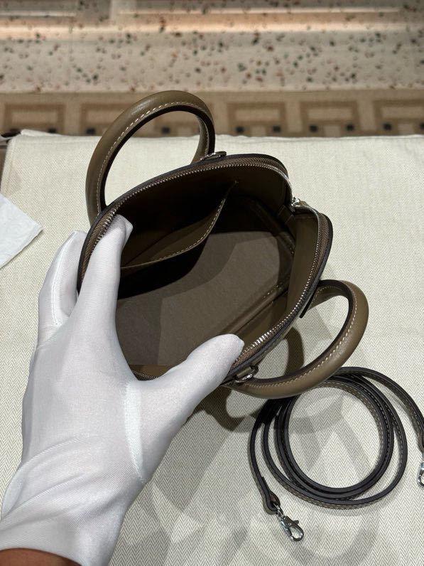 2024 Мини-сумка кроссбоди из натуральной козьей кожи для женщин